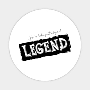 he-is-legend-high-resolution transparent Magnet